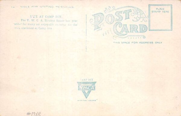 Camp Dix New Jersey Train Station Vintage Postcard AA77527 - Image 2