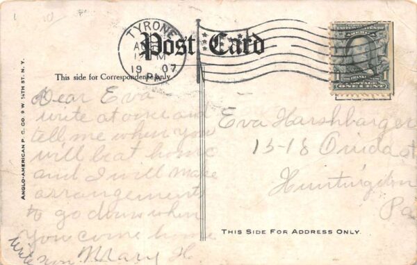 Tipton Pennsylvania Camp Col Homer J Lindsay Drill Grounds Postcard AA77541 - Image 2
