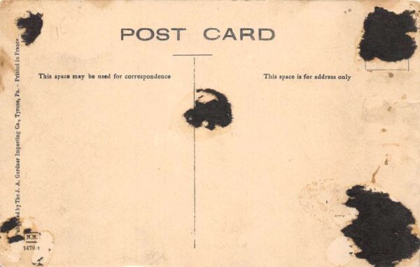 West Tyrone Pennsylvania Birds Eye View Vintage Postcard AA77547 - Image 2