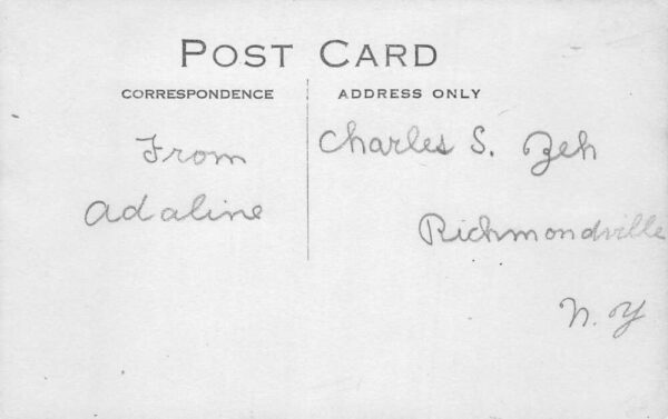 Richmondville New York ME Church Real Photo Vintage Postcard AA77549 - Image 2