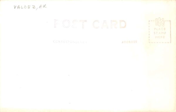 Valdez Alaska McKingley Street Drug Store Real Photo Postcard AA77551 - Image 2