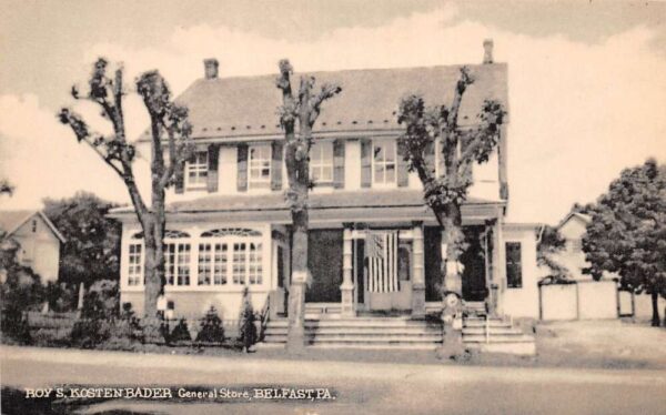 Belfast Pennsylvania General Store Vintage Postcard AA77585