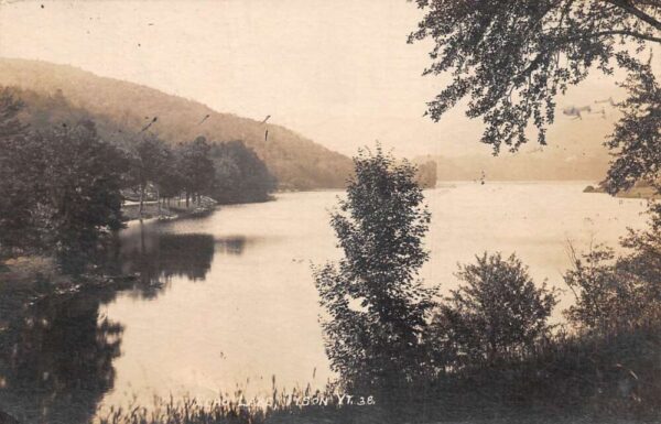 Tyson Vermont Echo Lake Scenic View Real Photo Postcard AA77594