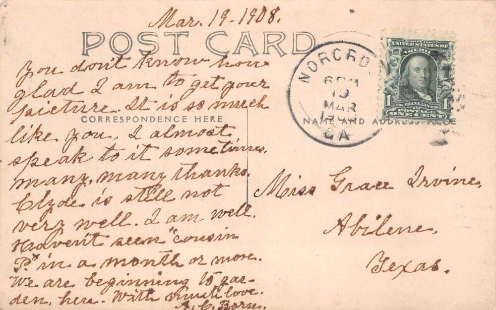 Norcross Georgia Southern Oak Leather Tannery Factory Real Photo PC AA77636 - Image 2