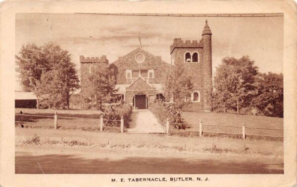 Butler New Jersey Methodist Episcopal Tabernacle Church Vintage Postcard AA77698