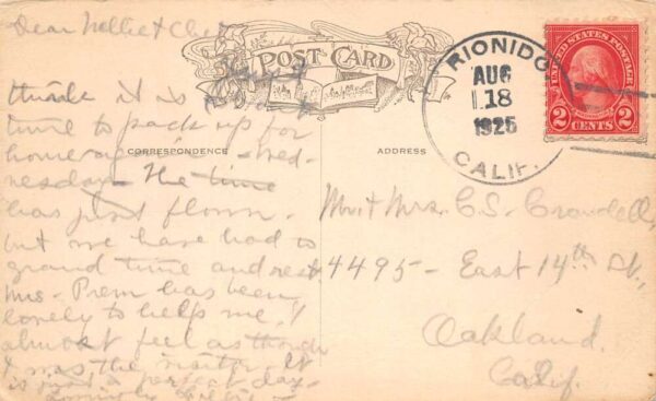 Rio Nido California Russian River Scenic View Vintage Postcard AA77702 - Image 2
