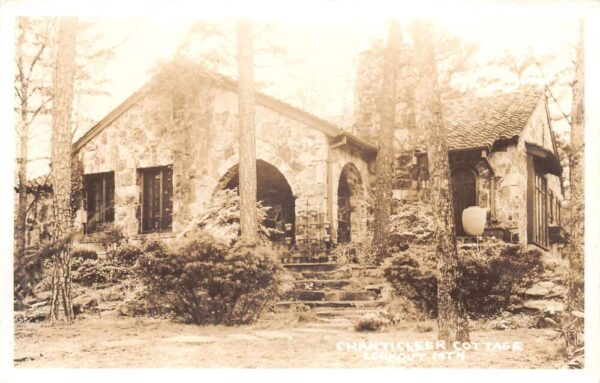Lookout Mountain Tennessee Chanticleer Cottage Real Photo Postcard AA77705