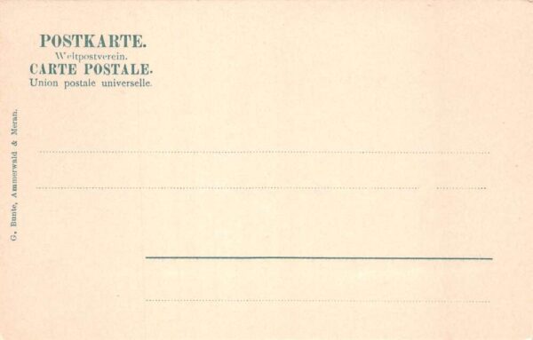 Ammerwald Tirol Austria Gasthof and Pension Vintage Postcard AA77760 - Image 2