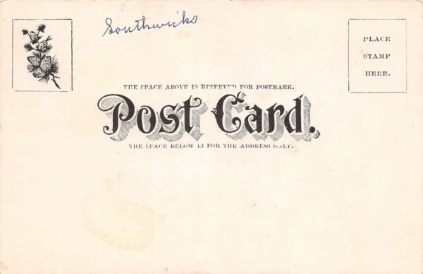 Plattsburg New York Hotel Champlain, Undivided Back, Vintage Postcard U15537 - Image 2