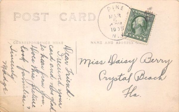 Pike New York Grocery Store Pillsbury Flour Sign Real Photo Postcard AA79314 - Image 2