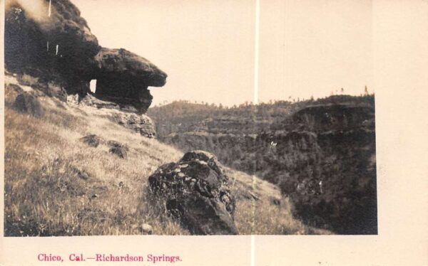 Chico California Richardson Springs Scenic View Real Photo Postcard AA79319