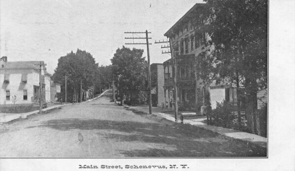 Schenevus New York Main Street Vintage Postcard AA79331