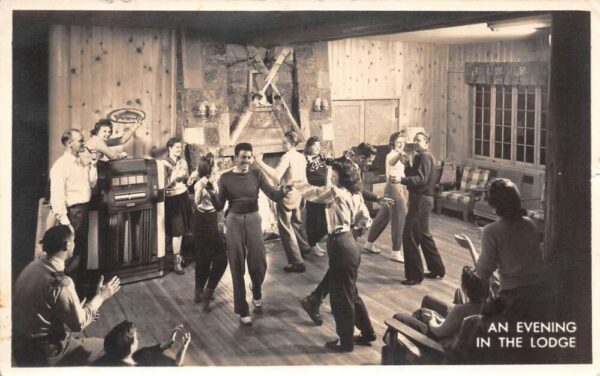Winter Park Colorado Sportsland Valley Lodge Jukebox Real Photo Postcard AA79370