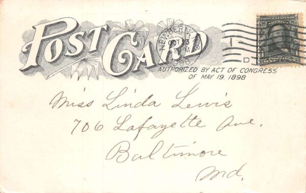New Bern North Carolina Horseless Carriage Ox Cart Vintage Postcard AA79400 - Image 2