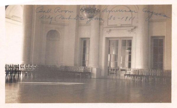 Washington DC Pan American Union Bldg Ballroom Real Photo Postcard AA79455