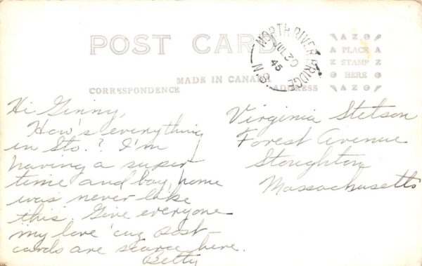 St Anns Cape Breton Canada Gaelic College Real Photo Vintage Postcard AA80865 - Image 2