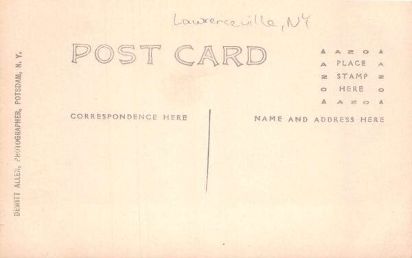 Lawrenceville New York Elmhurst House Real Photo Vintage Postcard AA80871 - Image 2