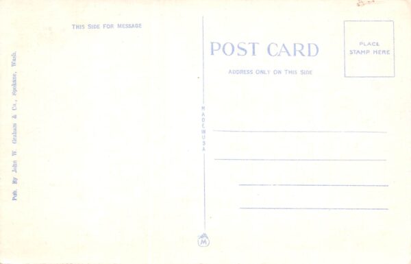 Coeur D'Alene Idaho Water Sports on Lake Coeur D'Alene, Vintage Postcard U16731 - Image 2