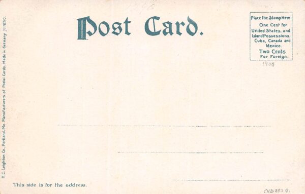 Columbus Ohio State Hospital For Insane, Undivided Back, Vintage Postcard U16732 - Image 2