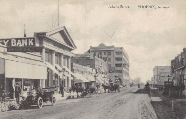 Phoenix Arizona Adams St., Bowling & Pool Hall, Albertype Co., PC U16772