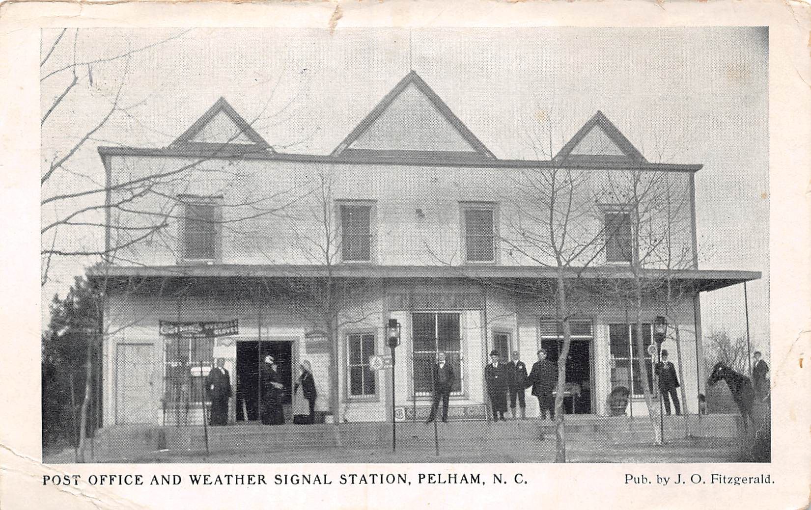Pelham North Carolina Post Office & Weather Signal Station, PC U16780