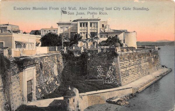San Juan Porto Rico Puerto Rico Executive Mansion from Old Wall PC AA80910