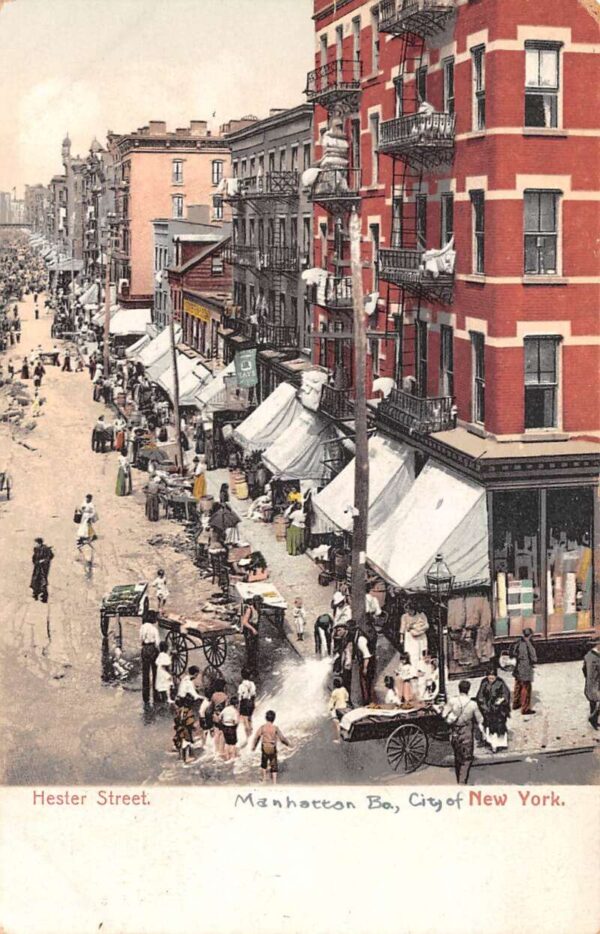New York City Hester Street Vintage Postcard AA80938