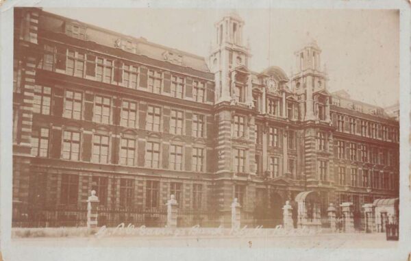 London England Post Office Savings Bank Blythe House Real Photo Postcard AA80968