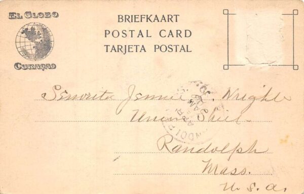 Otrabanda Curacao Street Scene Vintage Postcard AA81000 - Image 2