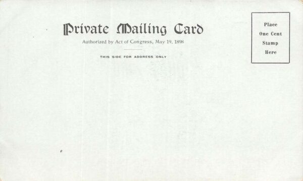 Fortress Monroe Virginia Blue Parlor,Hotel Chamberlin, Private Mailing Card, U17825 - Image 2