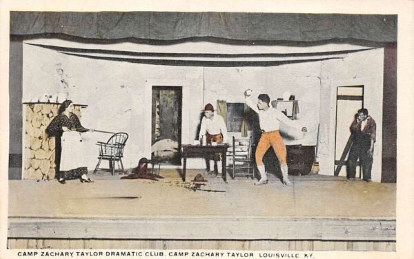 Louisville Kentucky Camp Zachary Taylor Dramatic Club, Vintage Postcard U17830