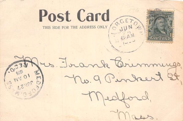 Georgetown Baptist Church Philathea Class Vintage Postcard AA82357 - Image 2