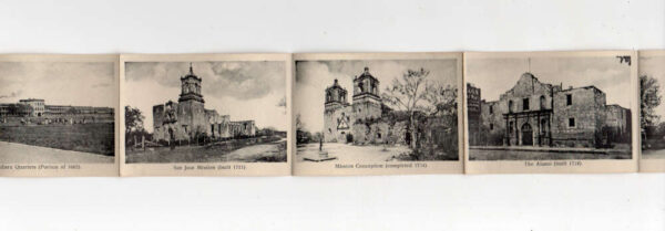 San Antonio Texas Buildings Streets Views Fold Out Trap Door Postcard AA82388 - Image 4