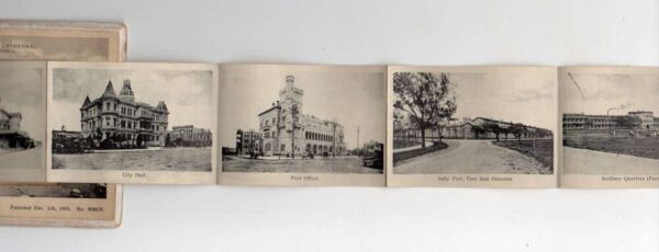 San Antonio Texas Buildings Streets Views Fold Out Trap Door Postcard AA82388 - Image 5