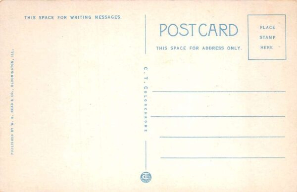 Bloomington Illinois Highland Park Golf Course Vintage Postcard AA82410 - Image 2