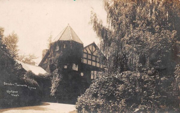 Spokane Washington Senator Turners Home Real Photo Vintage Postcard AA82508