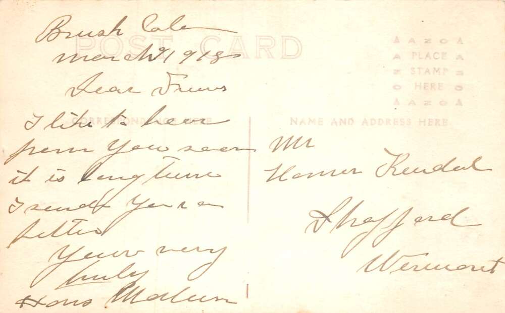 Man with Dog Real Photo Vintage Postcard AA82602 - Image 2