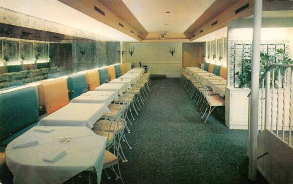 Jersey City New Jersey Host Restaurant Debut Room Vintage Postcard AA82680