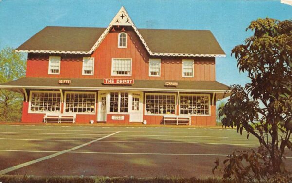 Morristown New Jersey The Depot Gift Shop Vintage Postcard AA82687