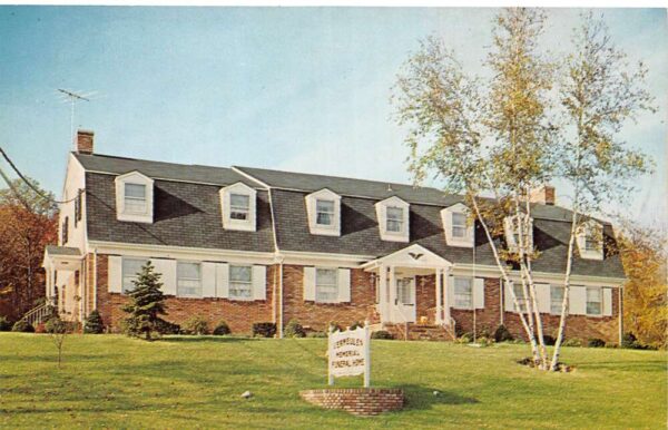 Paterson New Jersey Franklin Lakes Vermeulen Funeral Home Postcard AA82688