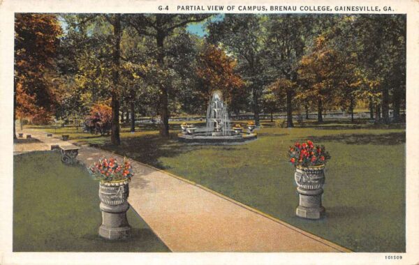 Gainesville Georgia Brenau College Campus Vintage Postcard AA82690