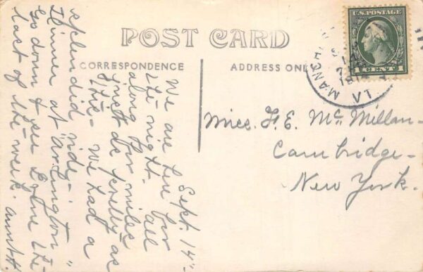 Manchester Vermont The Cascades Real Photo Vintage Postcard AA82718 - Image 2