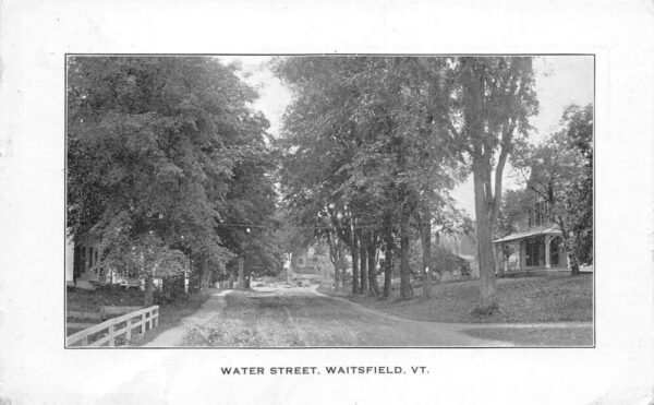 Waitsfield Vermont Water Street Vintage Postcard AA82730
