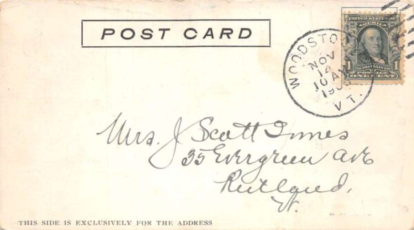 Woodstock Vermont The Inn Multiview Vintage Postcard AA82735 - Image 2