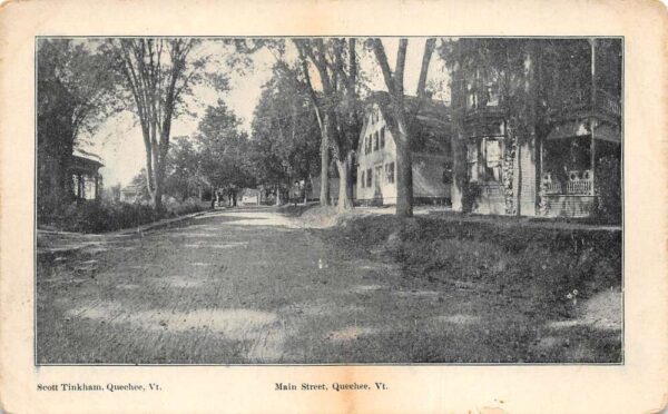 Quechee Vermont Main Street Vintage Postcard AA82761