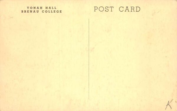 Gainesville Georgia Brenau College Yonah Hall Vintage Postcard AA82789 - Image 2