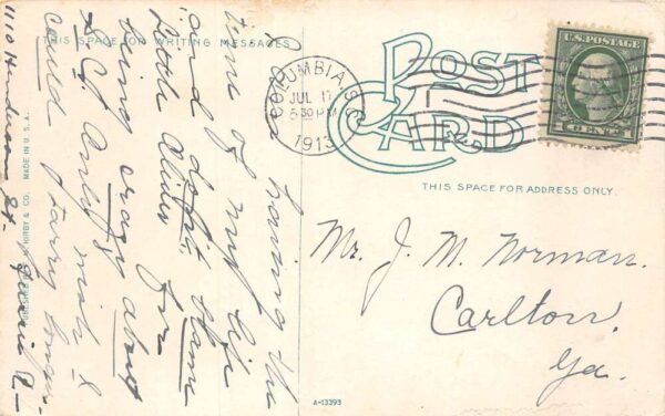 Columbia South Carolina University Library and Campus Postcard AA82795 - Image 2