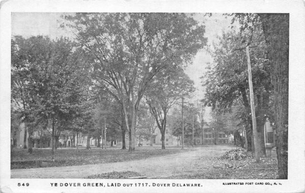 Dover Delaware Ye Dover Green Park Scenic View Vintage Postcard AA82851