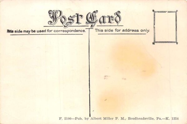 Brodheadsville Pennsylvania Fairview Academy Vintage Postcard AA82857 - Image 2