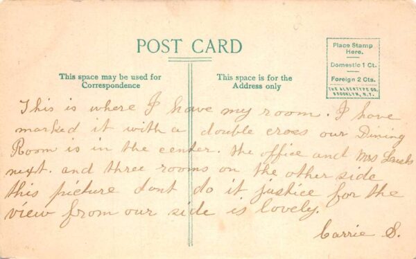 Butler New Jersey Youngborn Dining Room Exterior Postcard AA82873 - Image 2
